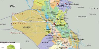 ერაყის ქალაქების რუკა